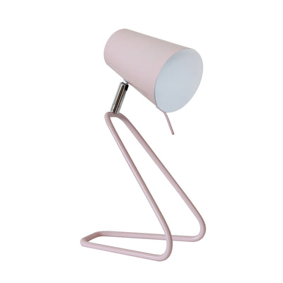 METAL 12" KNEELING DESK LAMP,PINK - Casa Muebles