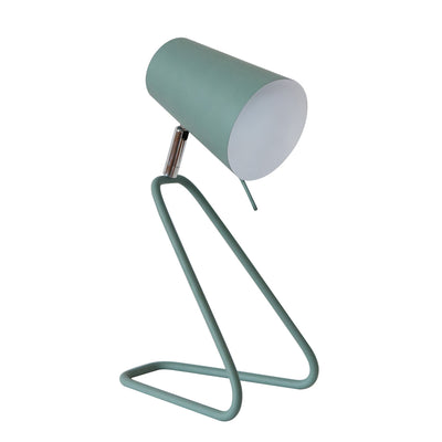 METAL 12" KNEELING DESK LAMP,GREEN - Casa Muebles