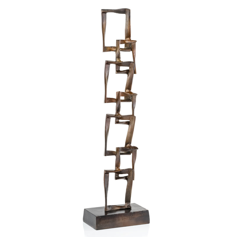 Cuadrado Tall Square Sculpture - Casa Muebles