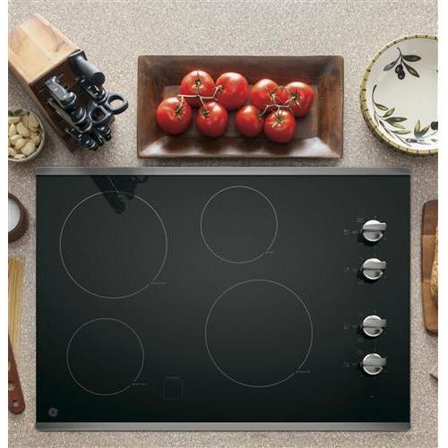GE® 30" Built-In Knob Control Electric Cooktop - Casa Muebles
