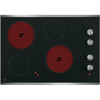 GE® 30" Built-In Knob Control Electric Cooktop - Casa Muebles