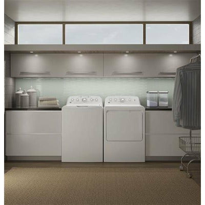 GE® 7.2 cu. ft. Capacity aluminized alloy drum Electric Dryer - Casa Muebles