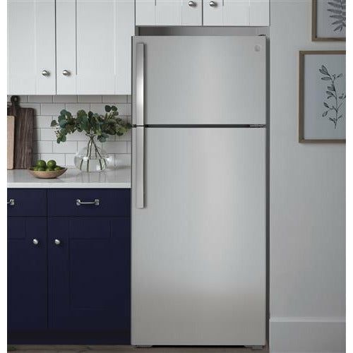 GE® ENERGY STAR® 17.5 Cu. Ft. Top-Freezer Refrigerator - Casa Muebles