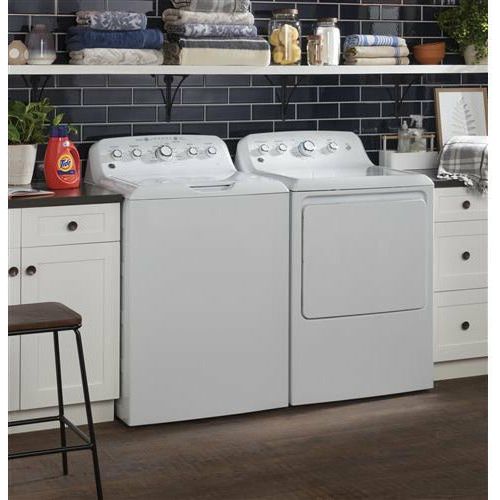 GE® 7.2 cu. ft. Capacity aluminized alloy drum Electric Dryer - Casa Muebles