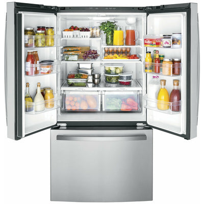 GE® ENERGY STAR® 27.0 Cu. Ft. Fingerprint Resistant French-Door Refrigerator
