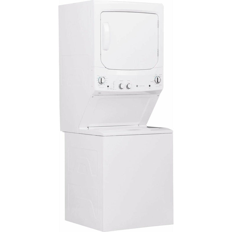 GE Unitized Spacemaker® 3.8 cu. ft. Capacity Washer with Stainless Steel Basket and 5.9 cu. ft. Capacity Gas Dryer