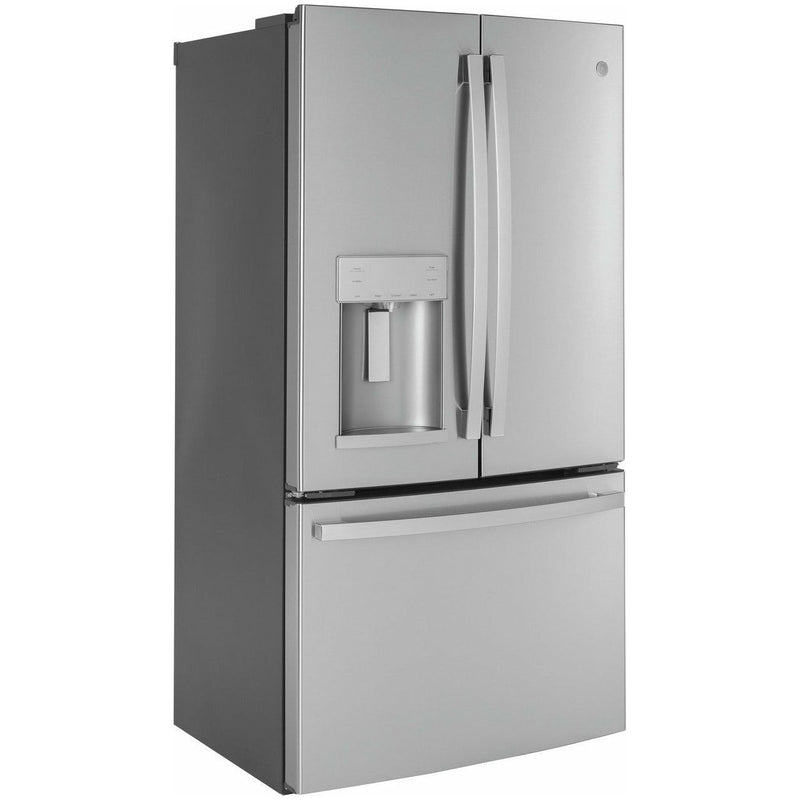 GE® ENERGY STAR® 22.1 Cu. Ft. Counter-Depth Fingerprint Resistant French-Door Refrigerator - Casa Muebles