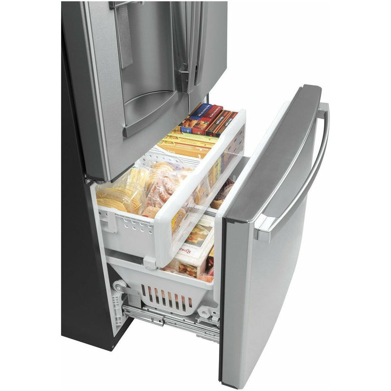 GE® ENERGY STAR® 22.1 Cu. Ft. Counter-Depth Fingerprint Resistant French-Door Refrigerator - Casa Muebles