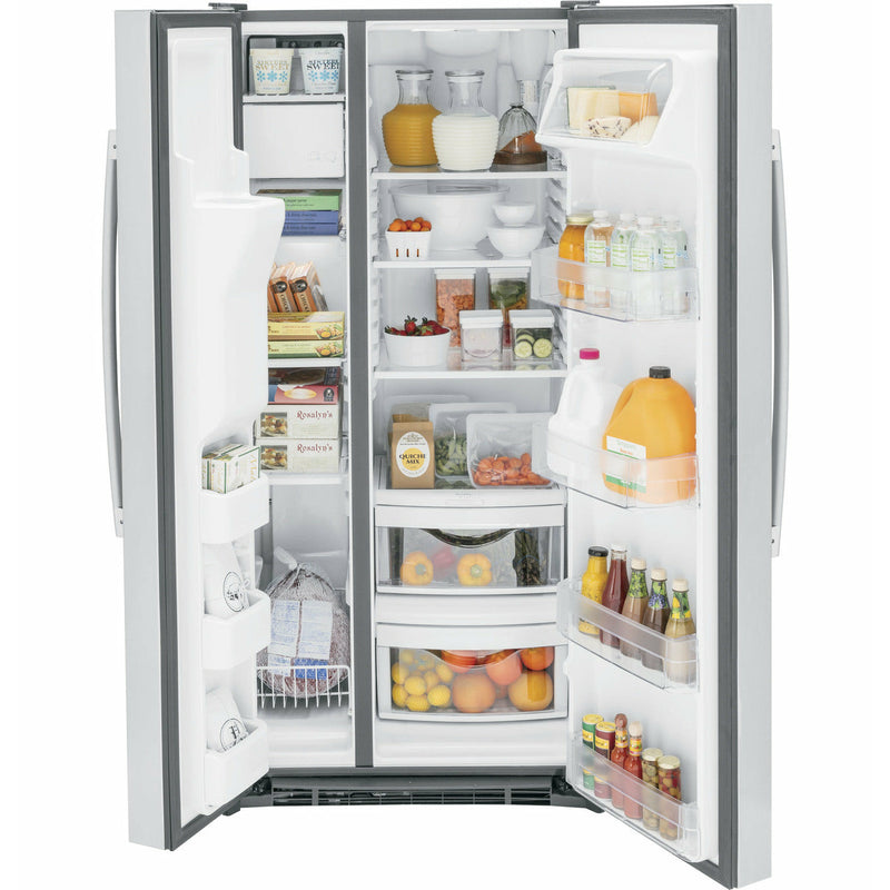 GE® ENERGY STAR® 23.0 Cu. Ft. Side-By-Side Refrigerator