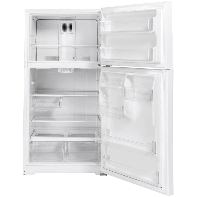 GE® ENERGY STAR® 21.9 Cu. Ft. Top-Freezer Refrigerator - Casa Muebles