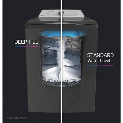 GE Profile™ 4.9 cu. ft. Capacity Washer with Smarter Wash Technology and FlexDispense™