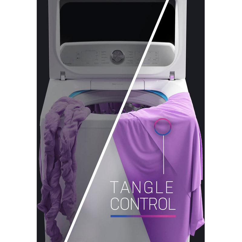 GE Profile™ 4.9 cu. ft. Capacity Washer with Smarter Wash Technology and FlexDispense™