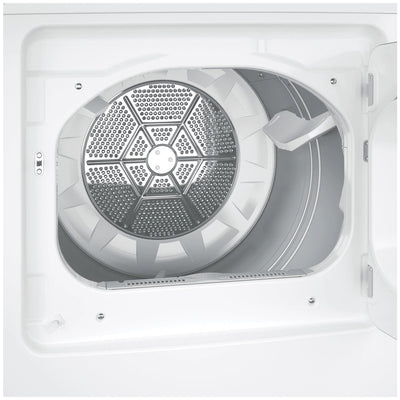GE® 6.2 cu. ft. capacity aluminized alloy drum gas dryer