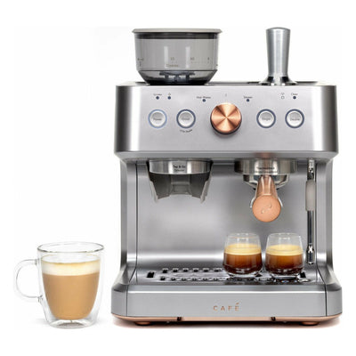 Café™ BELLISSIMO Semi Automatic Espresso Machine + Frother / SS