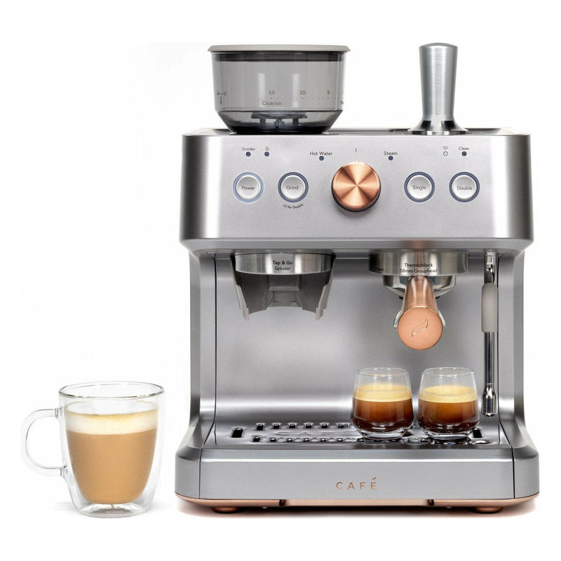 Café™ BELLISSIMO Semi Automatic Espresso Machine + Frother / SS
