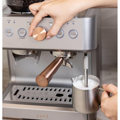 Café™ BELLISSIMO Semi Automatic Espresso Machine + Frother / SS