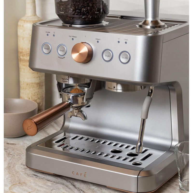 Café™ BELLISSIMO Semi Automatic Espresso Machine + Frother / SS