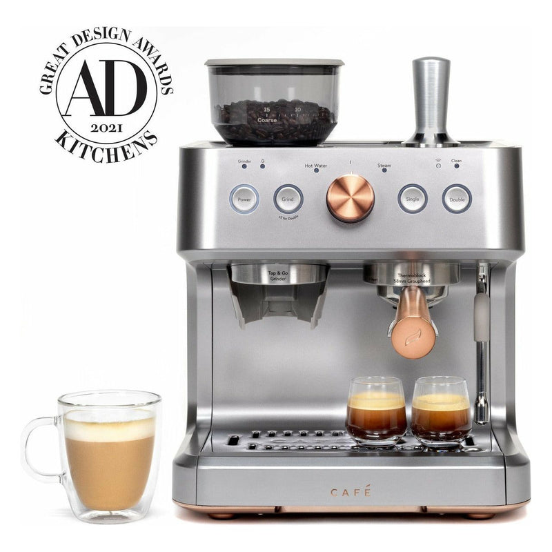 Café™ BELLISSIMO Semi Automatic Espresso Machine + Frother / SS