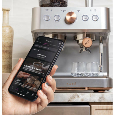 Café™ BELLISSIMO Semi Automatic Espresso Machine + Frother / SS