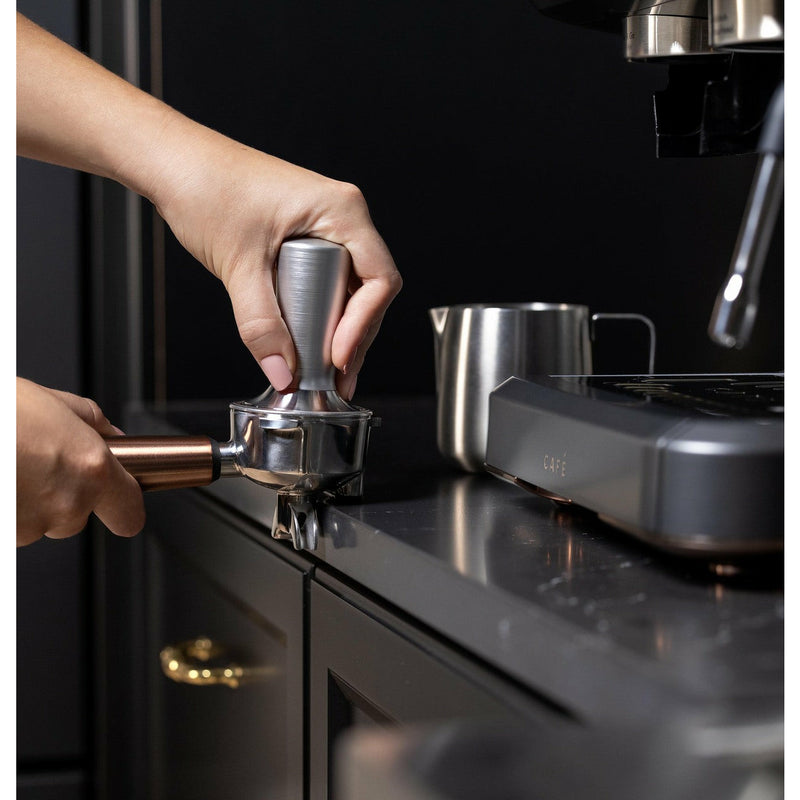 Café™ BELLISSIMO Semi Automatic Espresso Machine + Frother / Matte Black