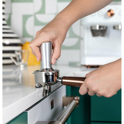 Café™ BELLISSIMO Semi Automatic Espresso Machine + Frother / Matte White
