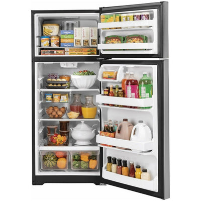 GE® 17.5 Cu. Ft. Top-Freezer Refrigerator - Casa Muebles