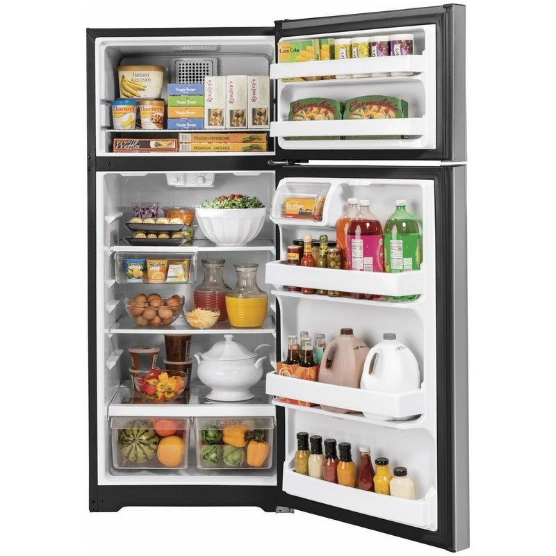 GE® 17.5 Cu. Ft. Top-Freezer Refrigerator - Casa Muebles