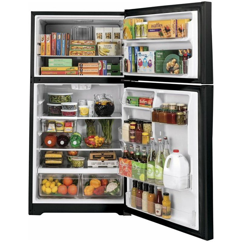 GE® ENERGY STAR® 21.9 Cu. Ft. Top-Freezer Refrigerator - Casa Muebles