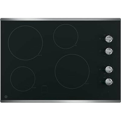 GE® 30" Built-In Knob Control Electric Cooktop - Casa Muebles
