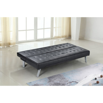 Nora Sofa Klick Klack PU Black