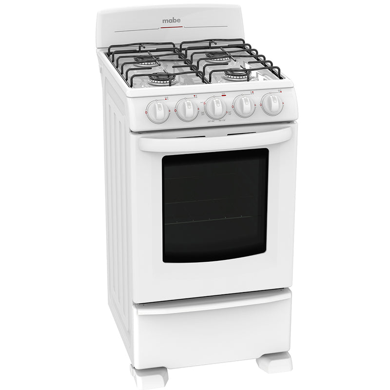 Mabe Gas Range 20" White - Casa Muebles