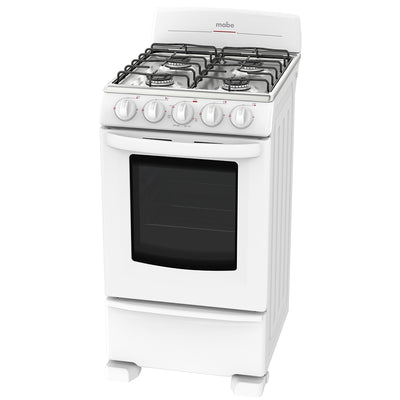 Mabe Gas Range 20" White - Casa Muebles