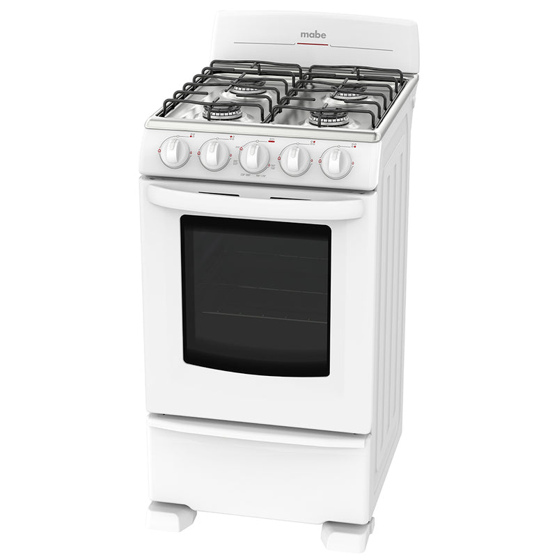 Mabe Gas Range 20" White - Casa Muebles
