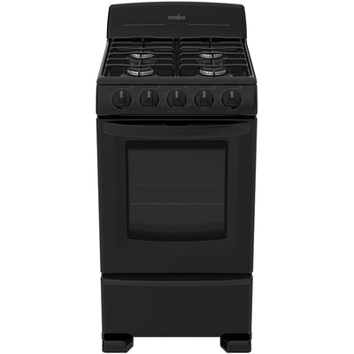 Mabe Gas Range 20" Black - Casa Muebles