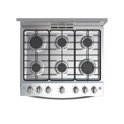 WHIRLPOOL LWFR3200D 6 BURNER STOVE
